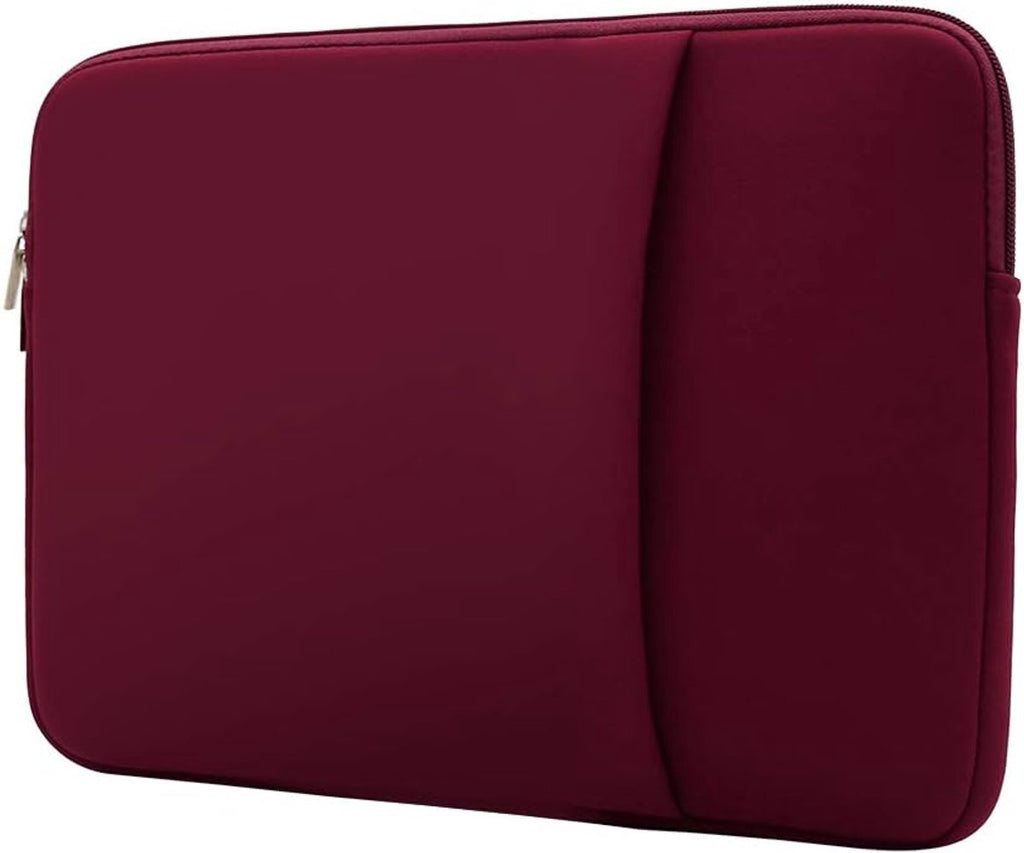Laptop sleeve - 13 inch - 2-piece - Laptop bag - Suitable for 13 inch laptop - with extra case - Red