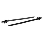 30Pcs Car Auto Cable Ties Strap Push Mount Wire Tie Retainer Clips Clamp Nylon Black Auto Fastener Clip Accessory