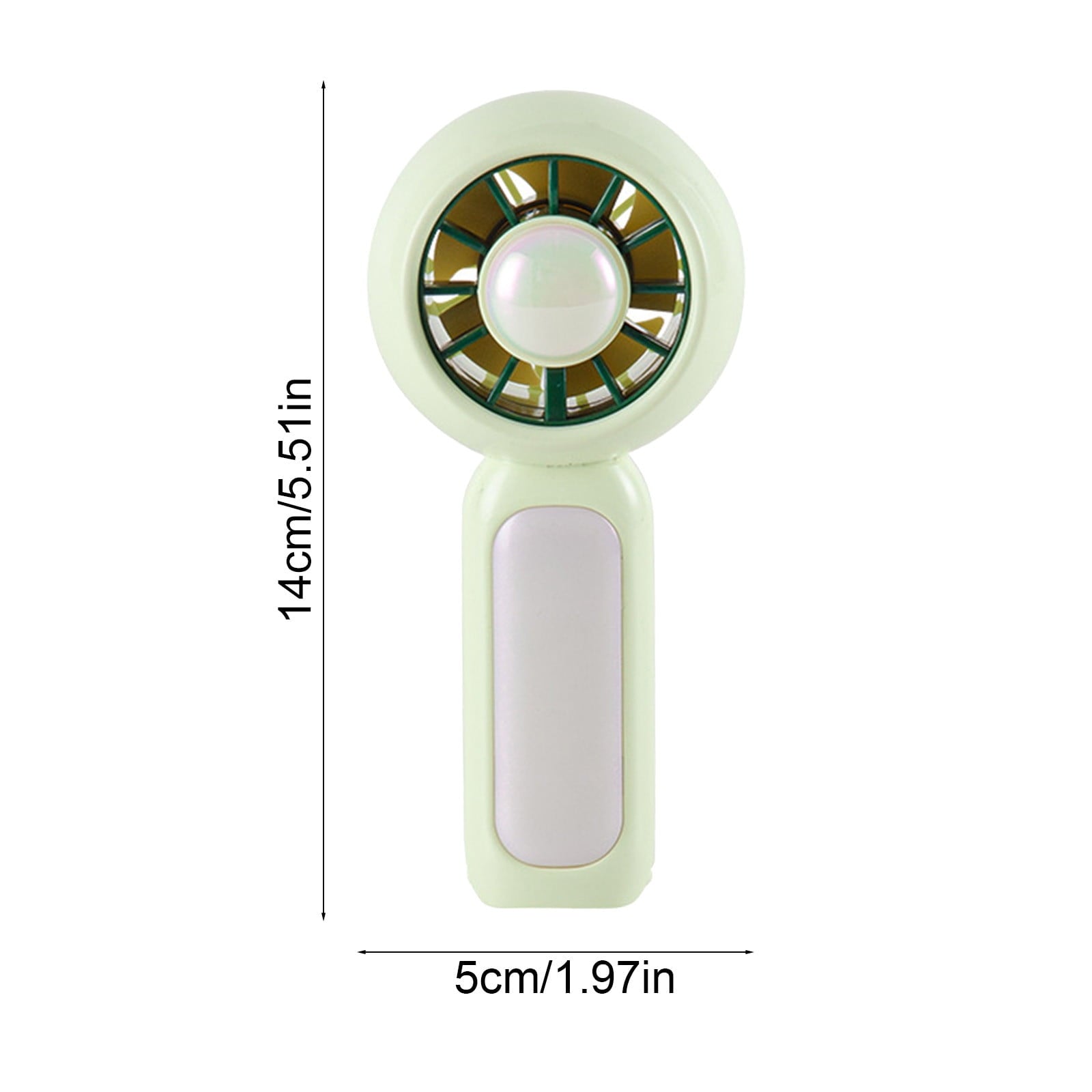 Air Conditioner Fan – The GENUINE Portable Ice Cooling Refrigerating Pad Handheld Cooling Fan That Blows Cold Air Green