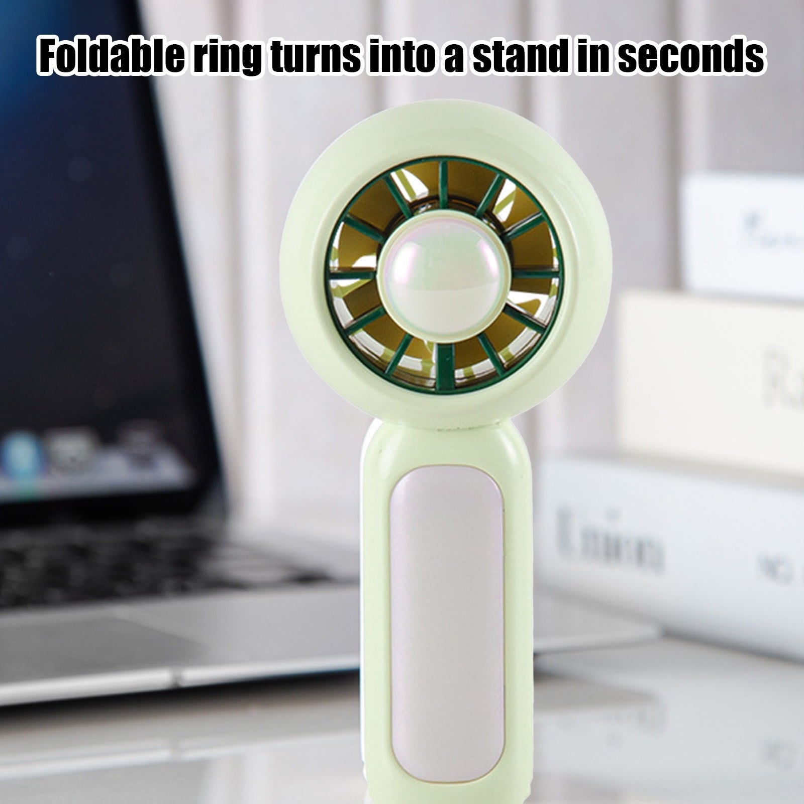 Air Conditioner Fan – The GENUINE Portable Ice Cooling Refrigerating Pad Handheld Cooling Fan That Blows Cold Air Green