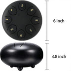 Rain Drum for Outside Garden,Chakra Drum for Rain Outdoor, Drum Rain Chime Waterproof,Rain Drum for Garden Instrument, chakra Drum 6 Inches 8 Notes, Chakra Rain Drum Outdoor A03