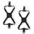 Luggage Bungee Straps for Attaching Bags - 2 Pack Adjustable Elastic Luggage Straps with Buckle, Black Luggage Strap for Suitcases Handle Carry on Add Bag, Backpack, Purse,