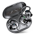 Wireless Earbuds Sport Bluetooth 5.3 Headphones 3D Bass Hi-Fi Stereo Over Ear Buds, 48H Noise Cancelling Headset with Earhook,Earphones Workout Running Gym for Android iOS