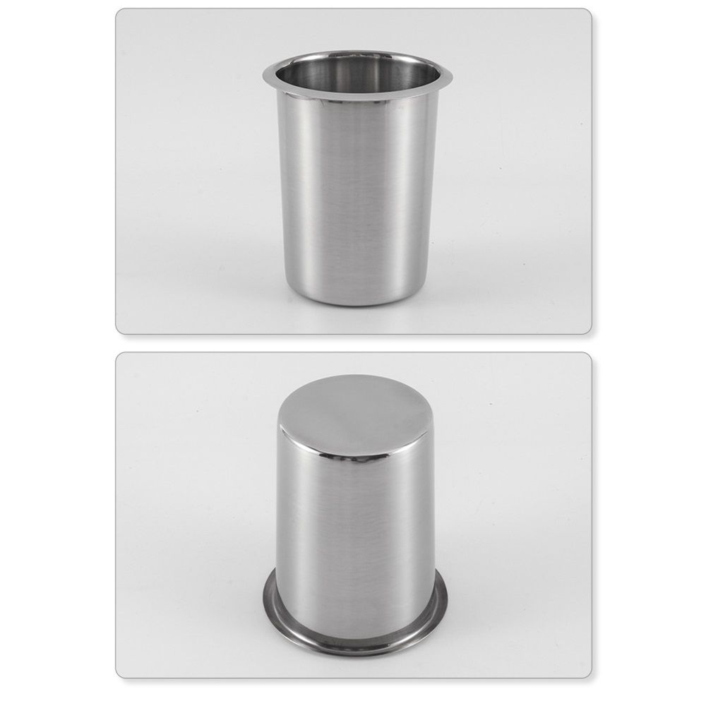 Countertop Utensil Holder Stainless Steel - Stainless Steel Utensil Holder for Kitchen and Bars, Odor and Rust Resistant, Durable and Dishwasher Safe,