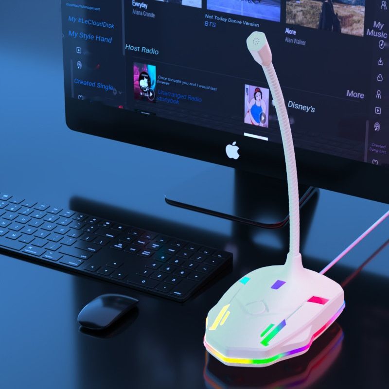 M9 Computer Noise Cancelling Microphone White