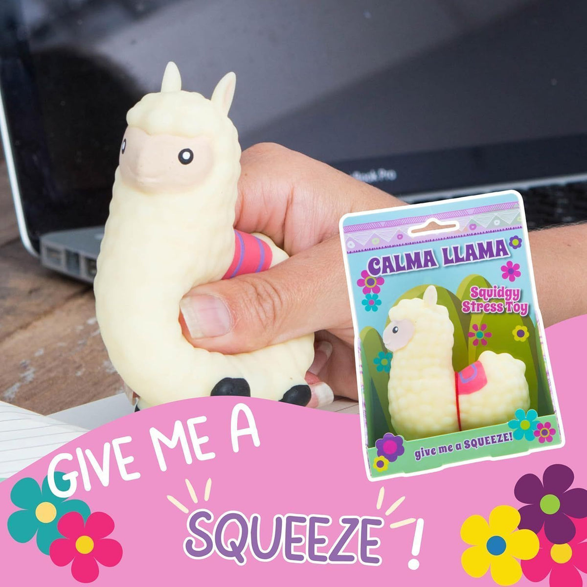 2Pcs Alpaca Squishy Stress Toy