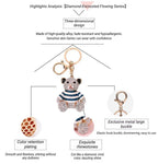 2-Pack Crystal Bear Keychains 04
