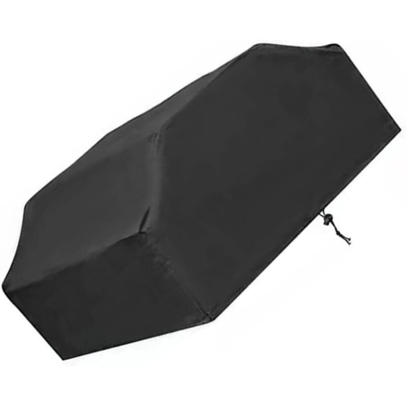 Rectangular Terrace Bench Covers for Outdoor Picnic Table and Kitchen Black, 18515080cm