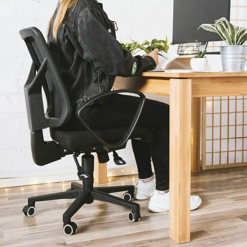 Roulette for Chair of Desk White, Wheel of Spare 11 and Set 5 Casters for Chair Silent Foot of Seat for Hard Floor, 50 mm