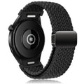 Braided Strap for Samsung Galaxy Watch 6 4 classic/5 Pro 45mm 47mm 43mm 44mm 40mm Magnetic Strap Without Gap Galaxy Watch 6 Band Black Black Watch 6 40mm 44mm