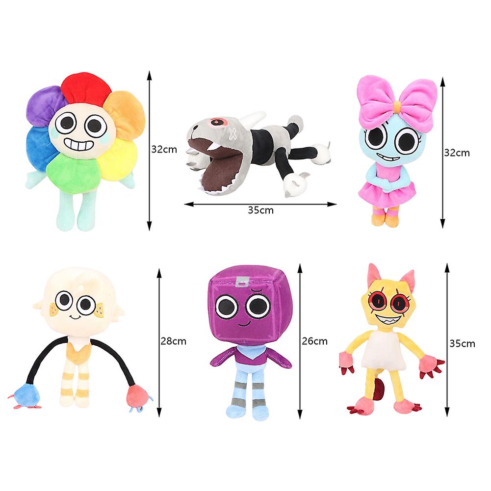 Plush Toys Cute Anime Plush Toys Cute Cartoon Anime Character Shaped Plush Toys for Kids Adults Dandy