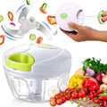 Onion Chopper 500 ml Manual Kitchen Helper, White