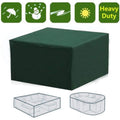 Rectangular Waterproof Patio Furniture Cover with UV Protection for Patio Table, Garden Furniture, Green, 230 165, 70cm