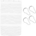 Shower Organizer, 23.6x13 inch Mesh Shower Caddy with 4 Metal Loop Hook, 6 Pockets Hanging Organizer to Hold Shampoo, Soap, Loofah (1 Pack)
