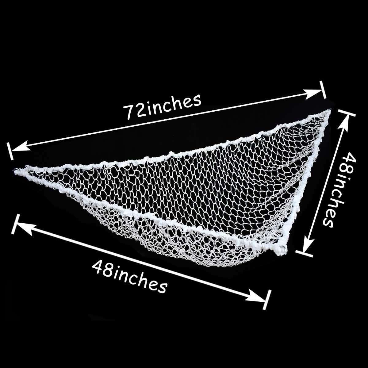 Hammock Mesh Toy Net Stuffed Animal Toys for Kids Jumbo Large Storage Pet Corner Animals Wall Hanging Organizer Christmas Gift (White)