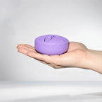 Ethereal Drums - Mini Steel Tongue Drum Kit - for sound healing, meditation and yoga - 3" 6-note - Great for beginners and relaxation - Lavender Purple - Mallets + Tabs + Bag