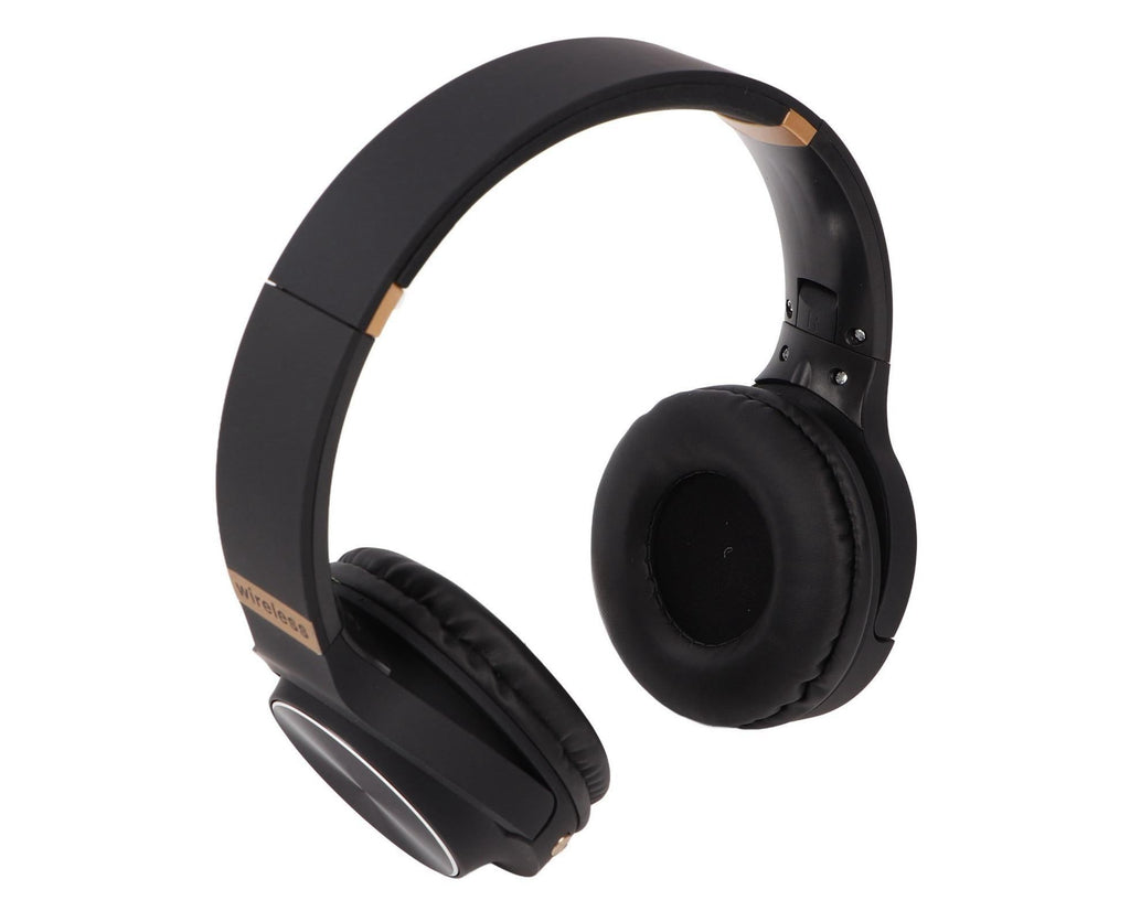Foldable Bluetooth Headset Multifunction Noise Canceling HiFi Stereo Wireless Bluetooth Headphones Black