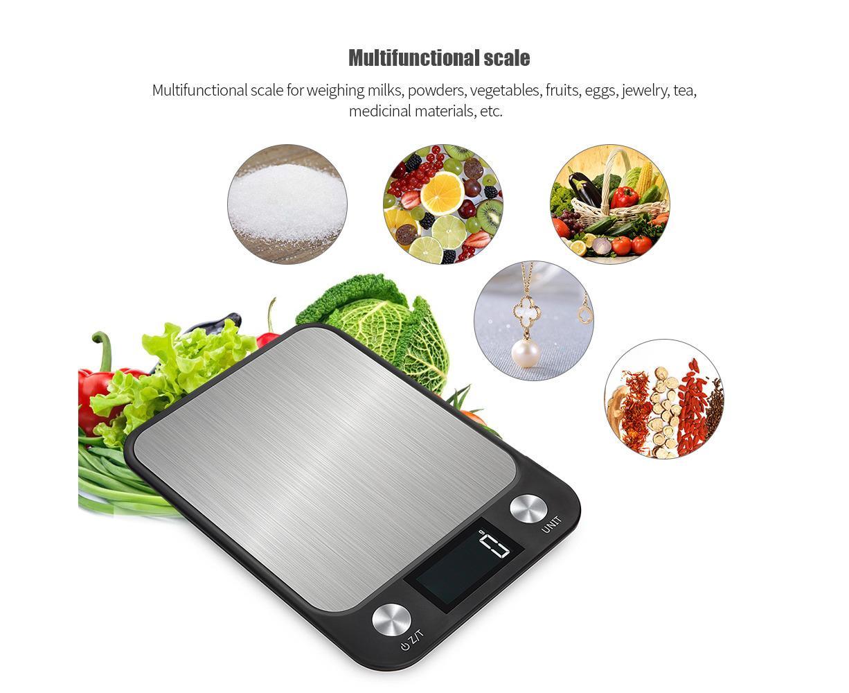 Kitchen Scale Electric Kitchen Scale Baking Scale High-precision Pocket Scale Food Scale with LCD Backlight Display