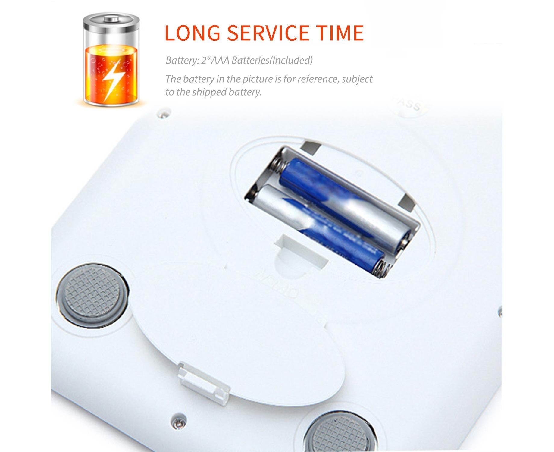 22lb Food Scale Digital Kitchen Scale LCD Display Scale Weight KG G oz ml and lb for Baking and Cooking Stainless Steel Portable Food Scale