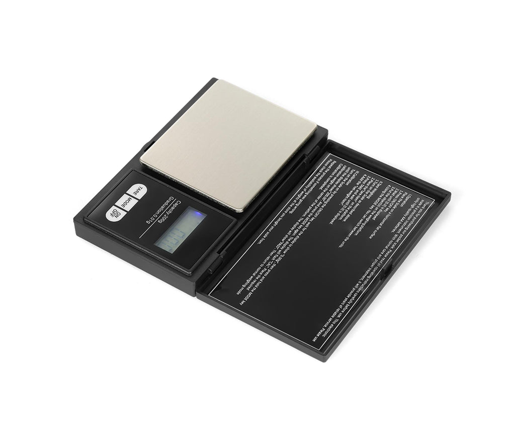 Portable Digital Scale 200g/0.01g High Precision Gold Scale Jewelry Scale with 7 Units Mini Pocket Electronic Scale with Backlight