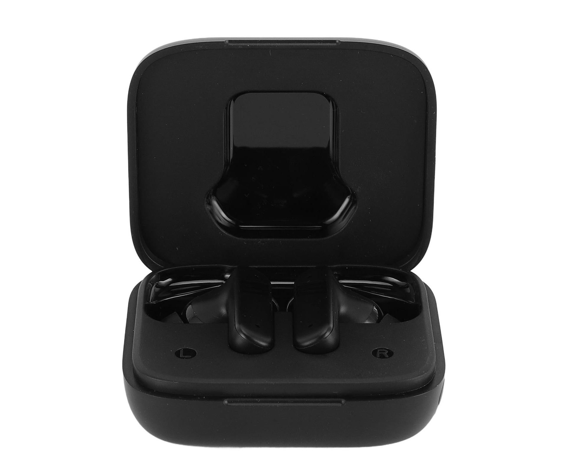Language Translator Earbuds IPX5 Water Proof Noise Cancellation Multifunctional Device Earphone Black