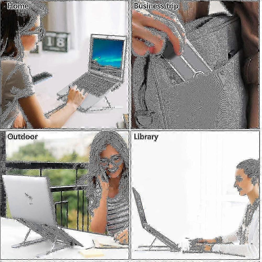 Portable Laptop Stand for Desk, Foldable Holder