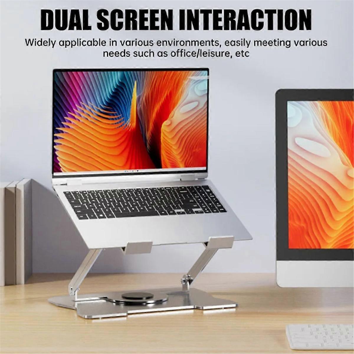 Rotating Laptop Stand, Foldable Adjustable Holder