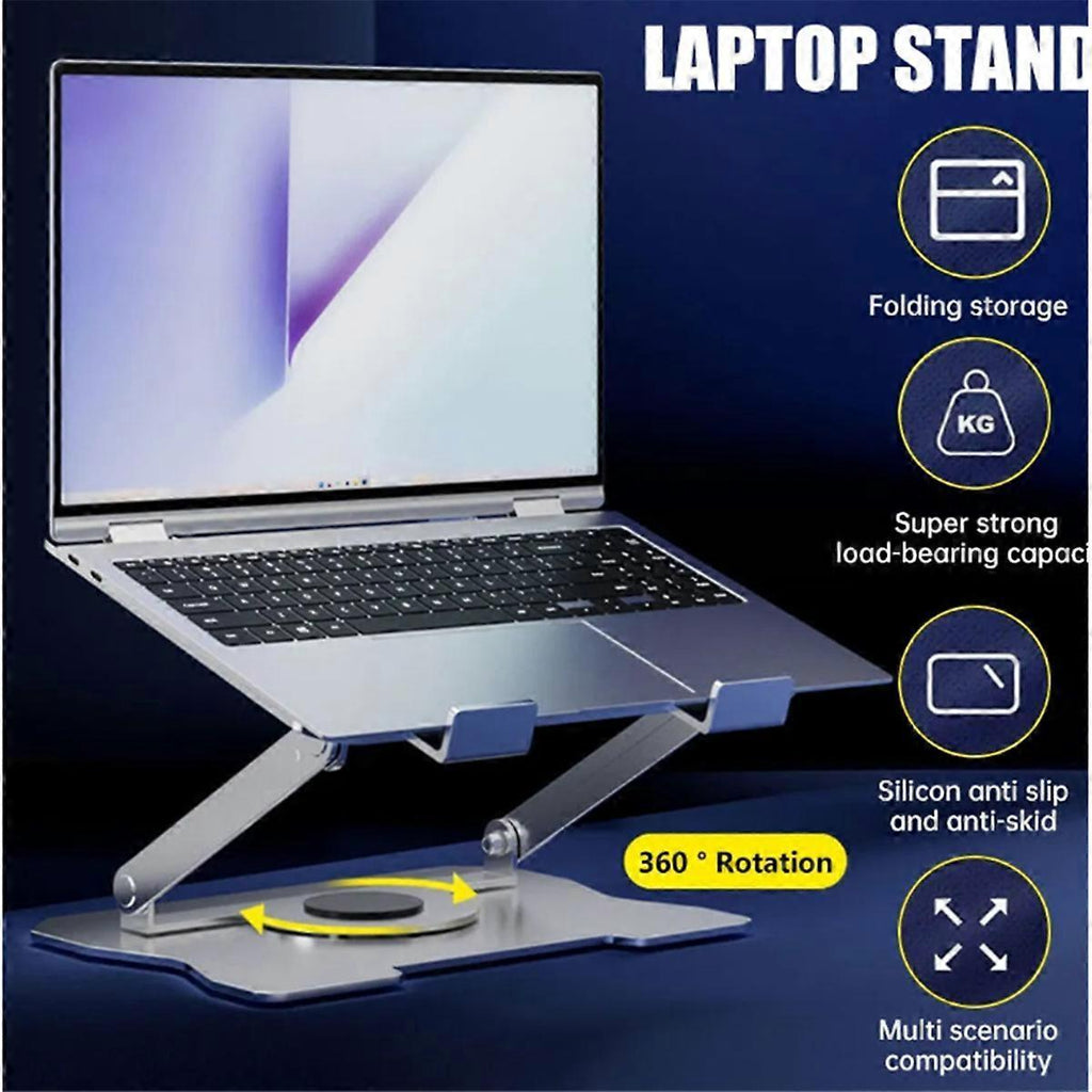 Rotating Laptop Stand, Foldable Adjustable Holder