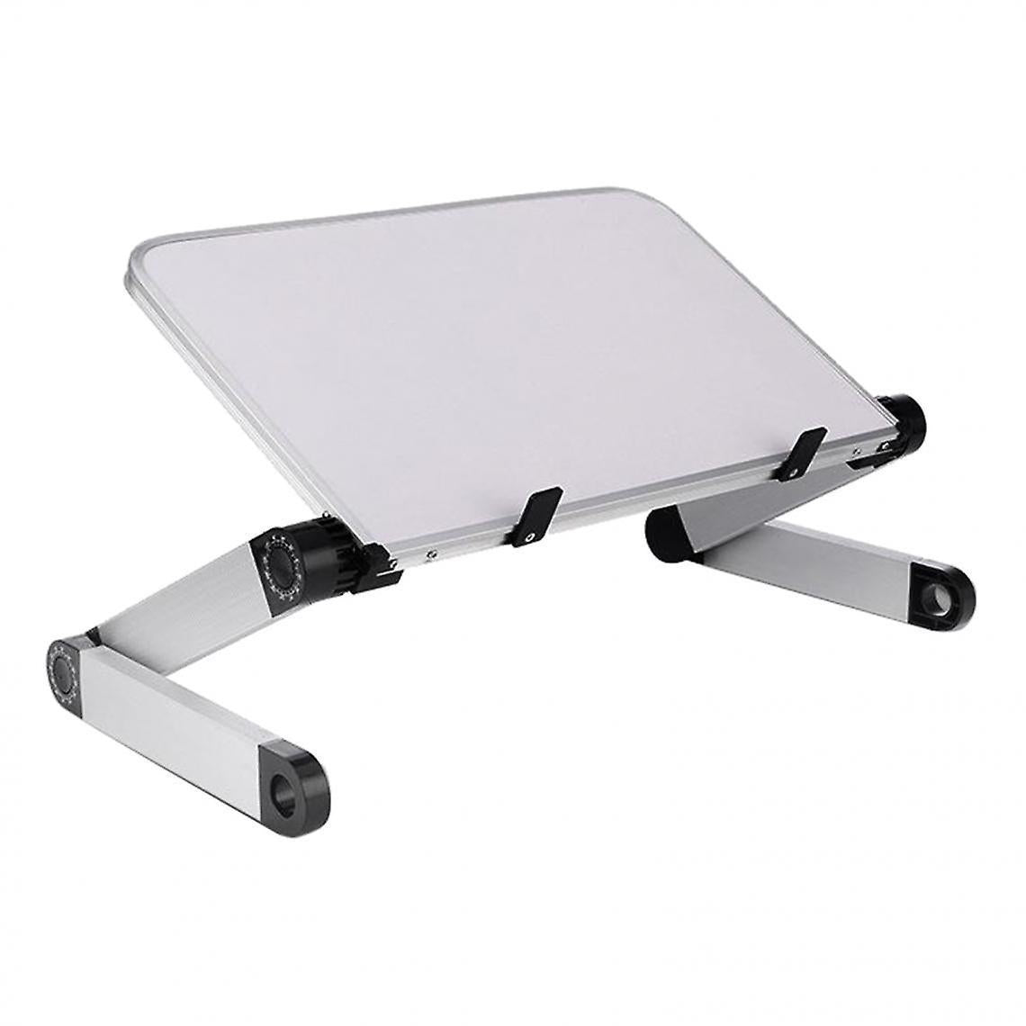 Foldable Height Adjustable Laptop Stand, White