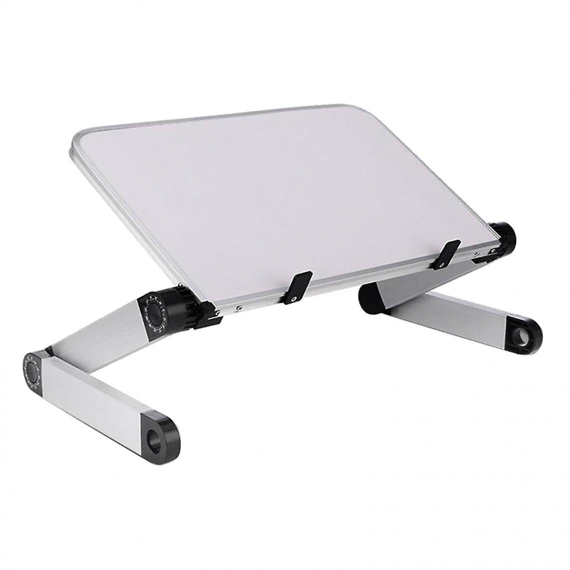 Foldable Height Adjustable Laptop Stand, White