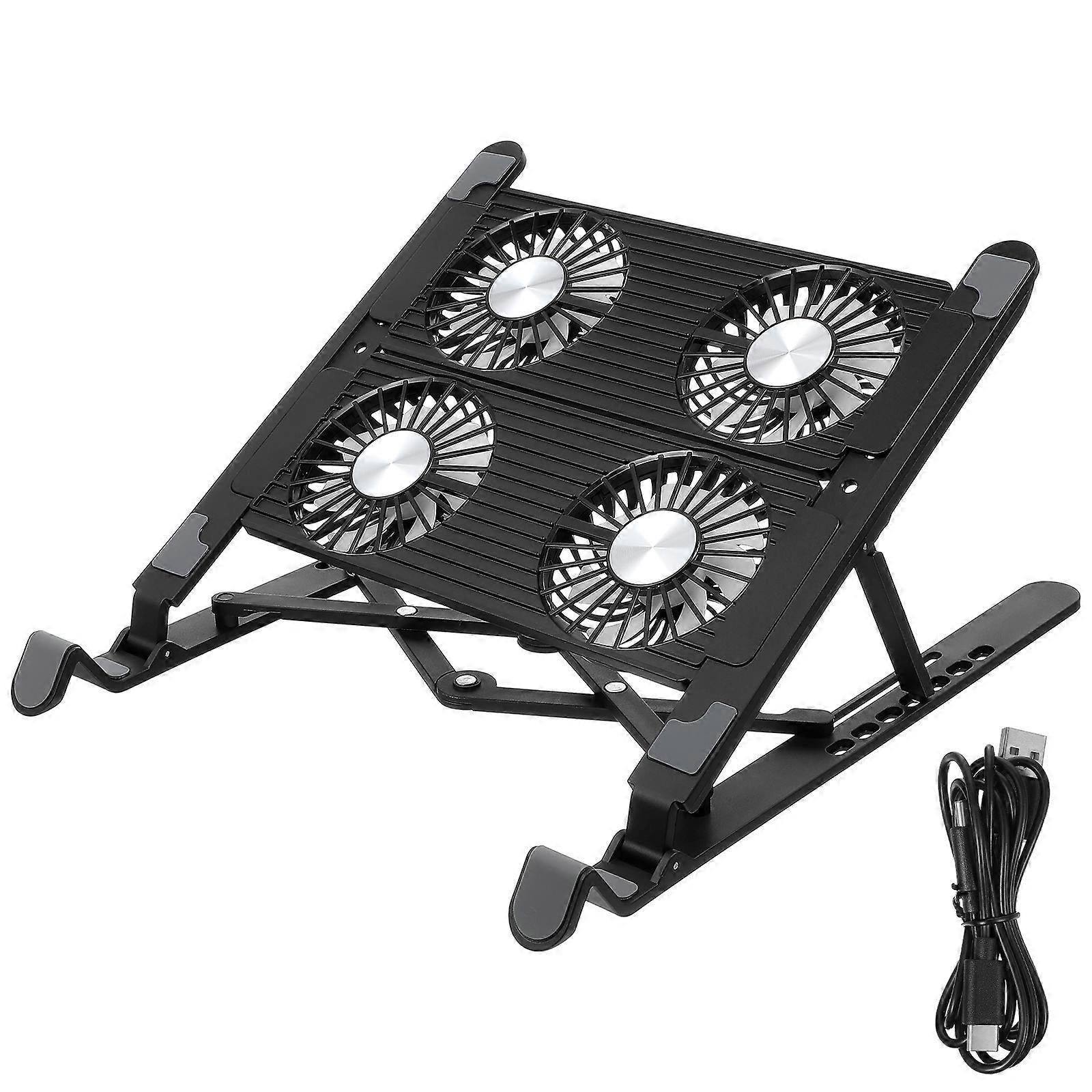 Laptop Cooling Pad with Fan, Portable Desk Stand