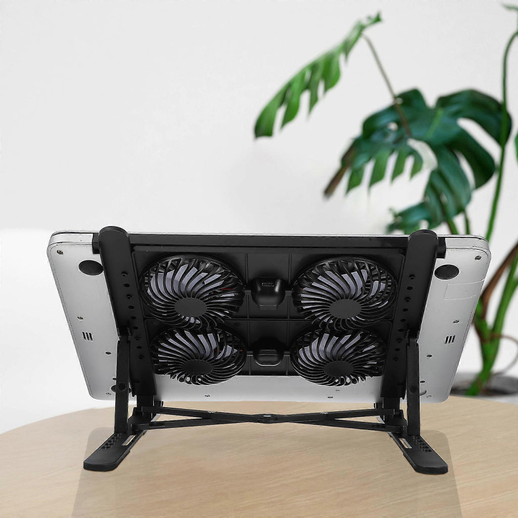 Laptop Cooling Pad with Fan, Portable Desk Stand