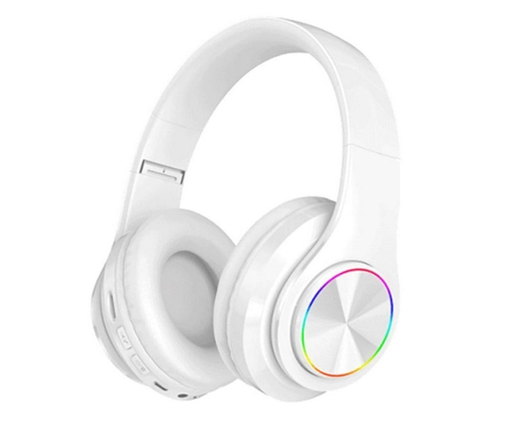 Bluetooth Over Ear Headphones - Foldable Stereo - Lightweight Wireless Headset with Mic
