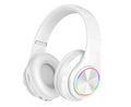 Bluetooth Over Ear Headphones - Foldable Stereo - Lightweight Wireless Headset with Mic