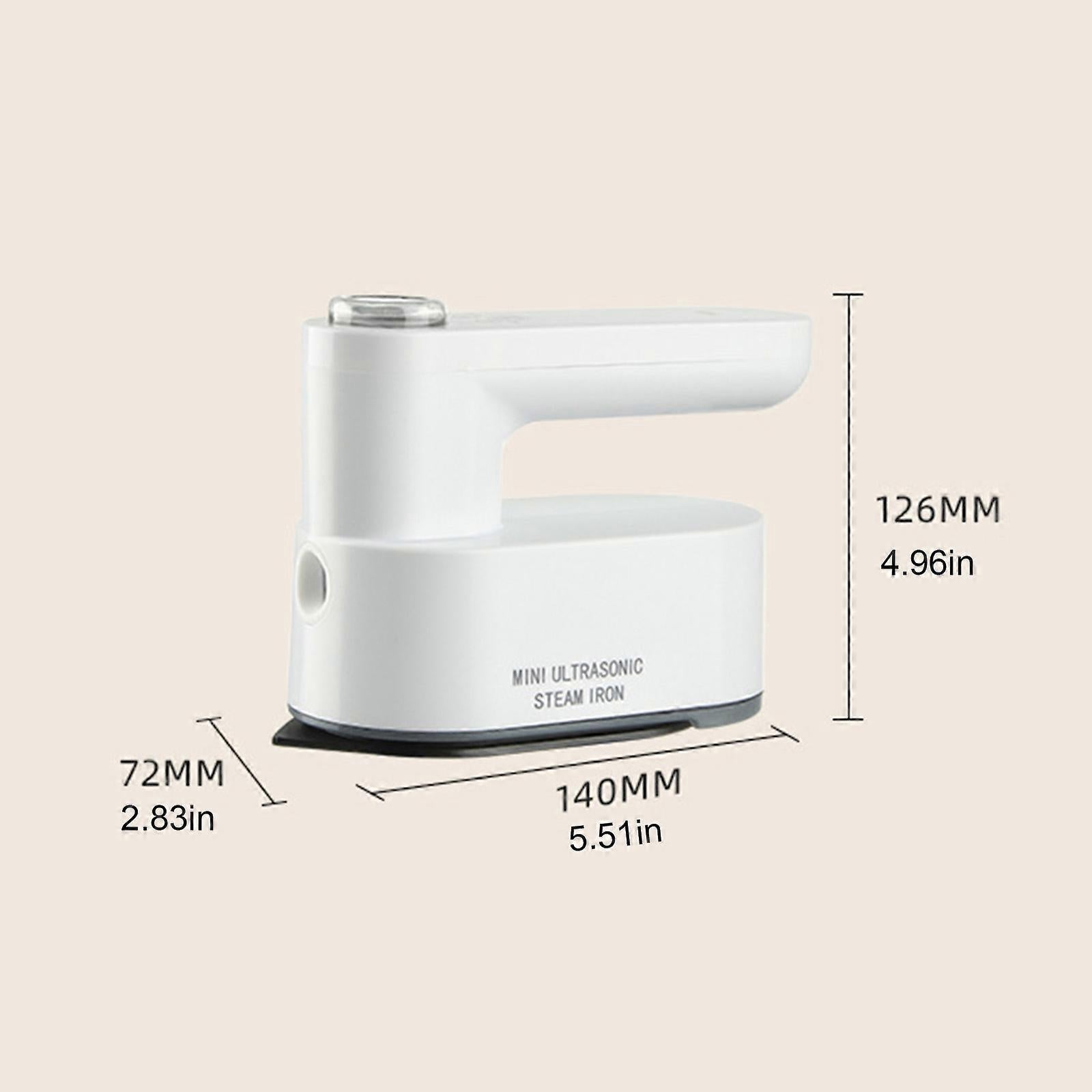 Rechargeable 1200W Handheld Steamer and Iron for Travel & Home Fabric Ironing