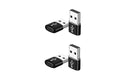 4Pack USB 3.0 to Type C 3.1 Adapter Notebook Charger USB Male to USB C Female Phone Charging Converter Earphone USB Cable Connector