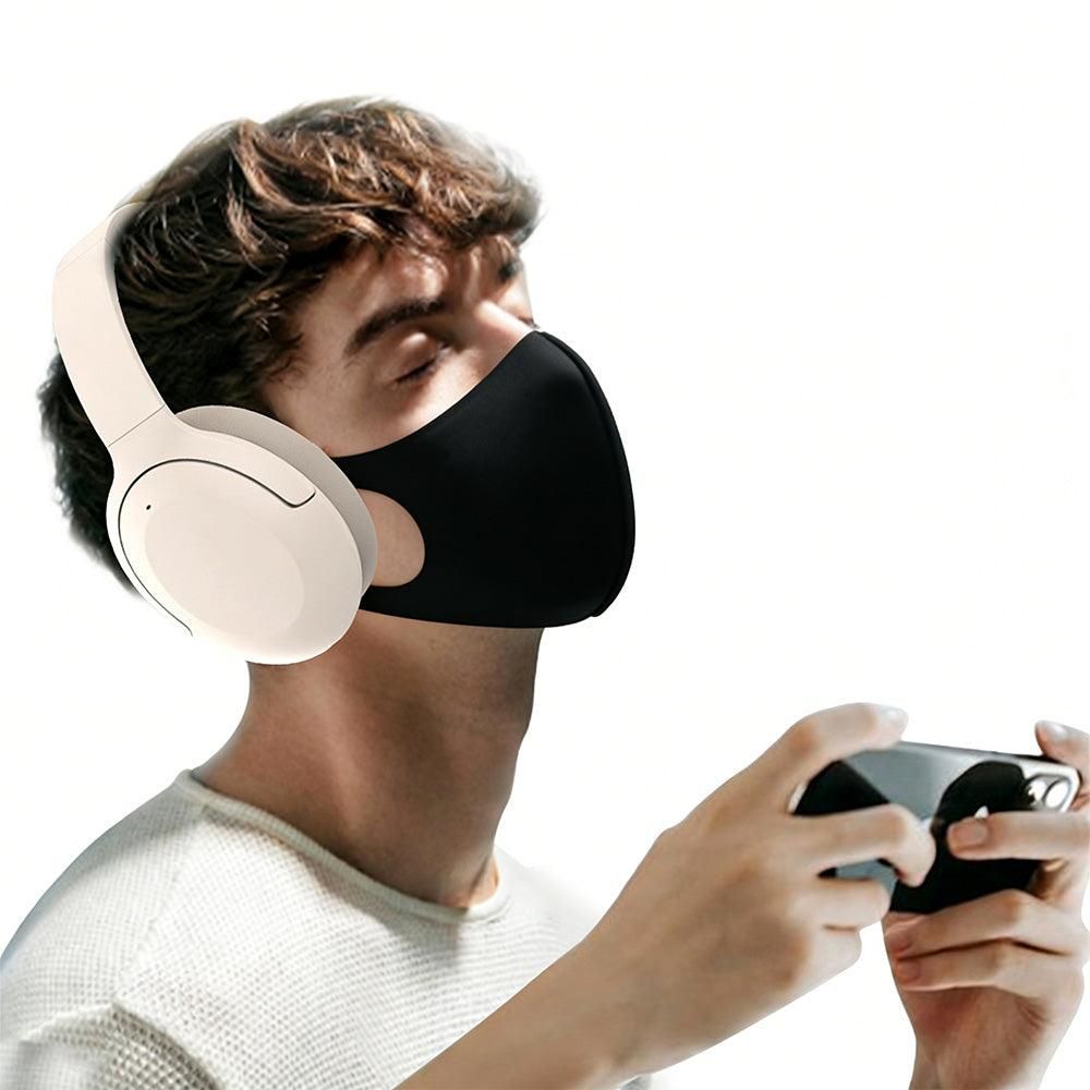 Active Noise Canceling Bluetooth Headphones Over-Ear Wireless Headset Khaki