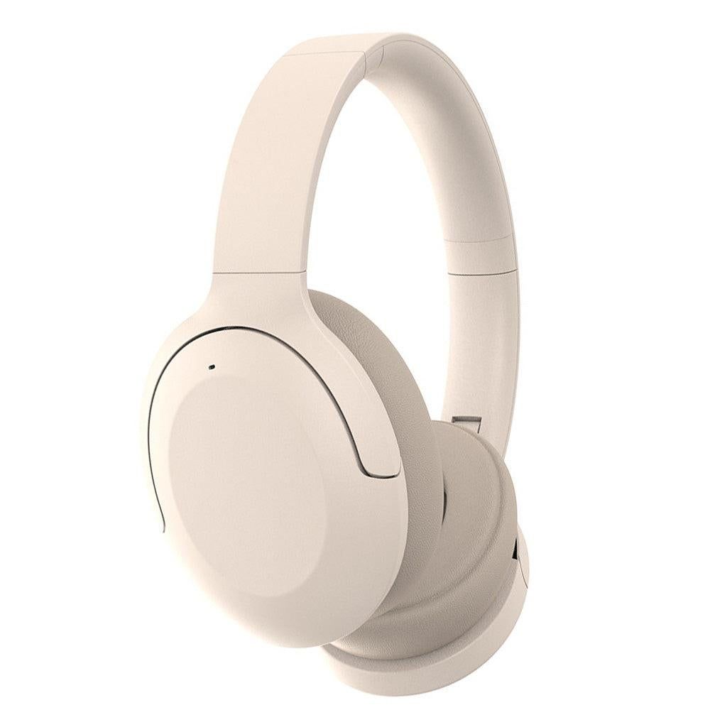 Active Noise Canceling Bluetooth Headphones Over-Ear Wireless Headset Khaki