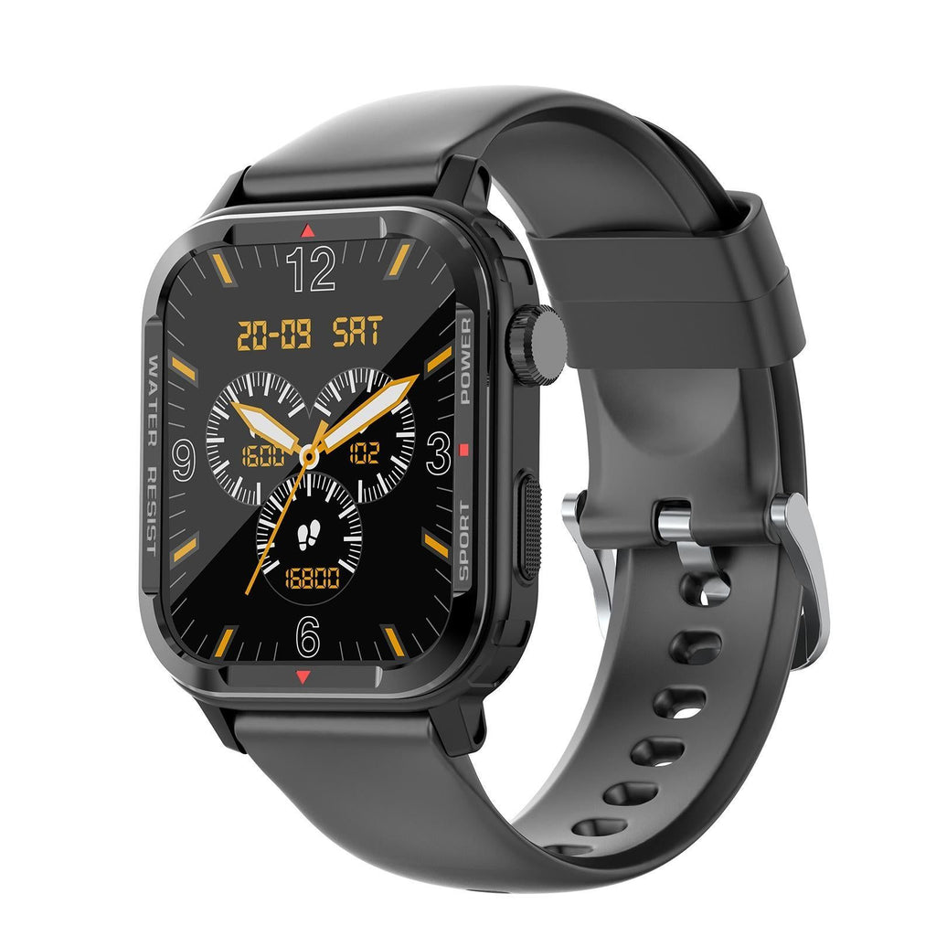 Smart Watch 1.85 inch Square Screen IP67 45*39mm 1pc (Black)