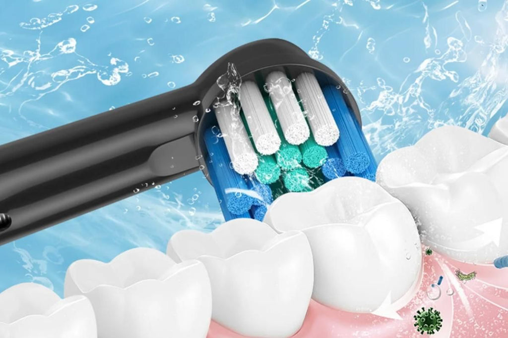 40 Pack Replacement Heads Compatible with Oral B Soft Electric Toothbrush Heads