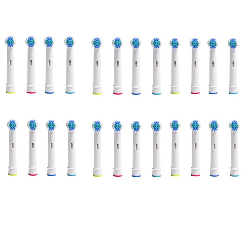 40pcs 3D Whitening Replacement Brush Heads Compatible with Oral-B Toothbrush