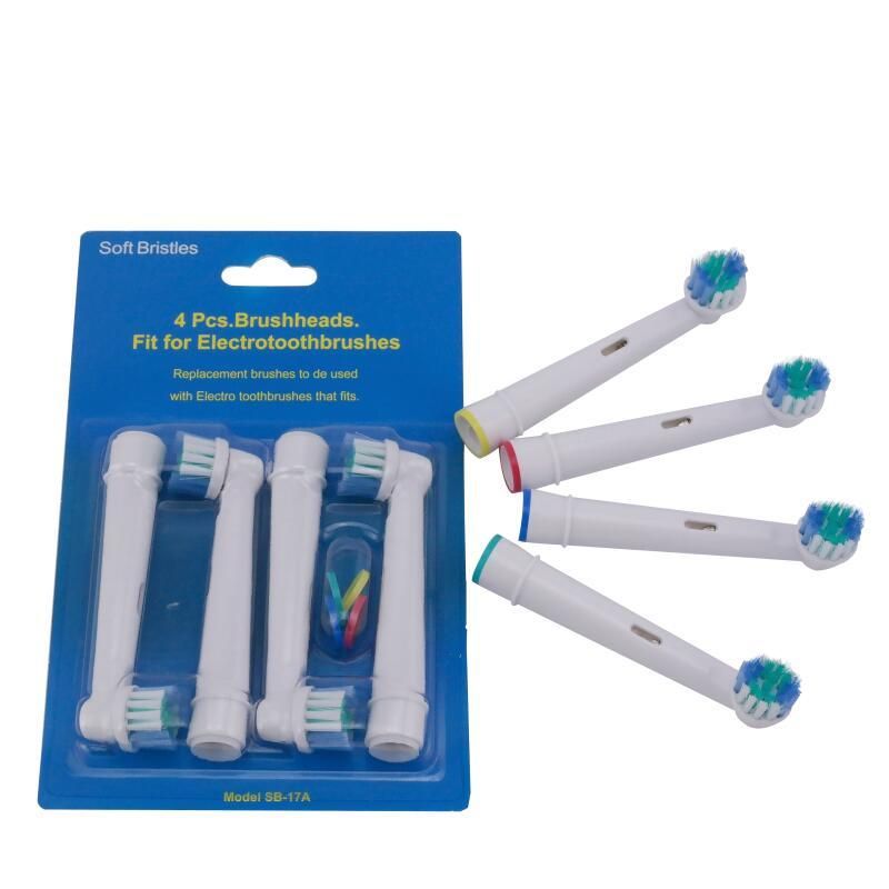 40pcs 3D Whitening Replacement Brush Heads Compatible with Oral-B Toothbrush