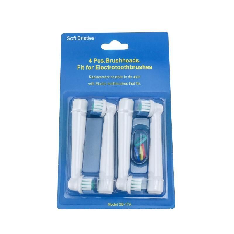 40pcs 3D Whitening Replacement Brush Heads Compatible with Oral-B Toothbrush