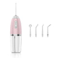 4-in-1 Cordless Oral Irrigator Rechargeable Portable Water Flosser -Pink