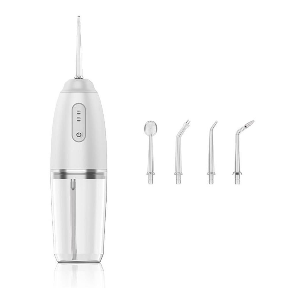 4-in-1 Cordless Oral Irrigator Rechargeable Portable Water Flosser -Pink