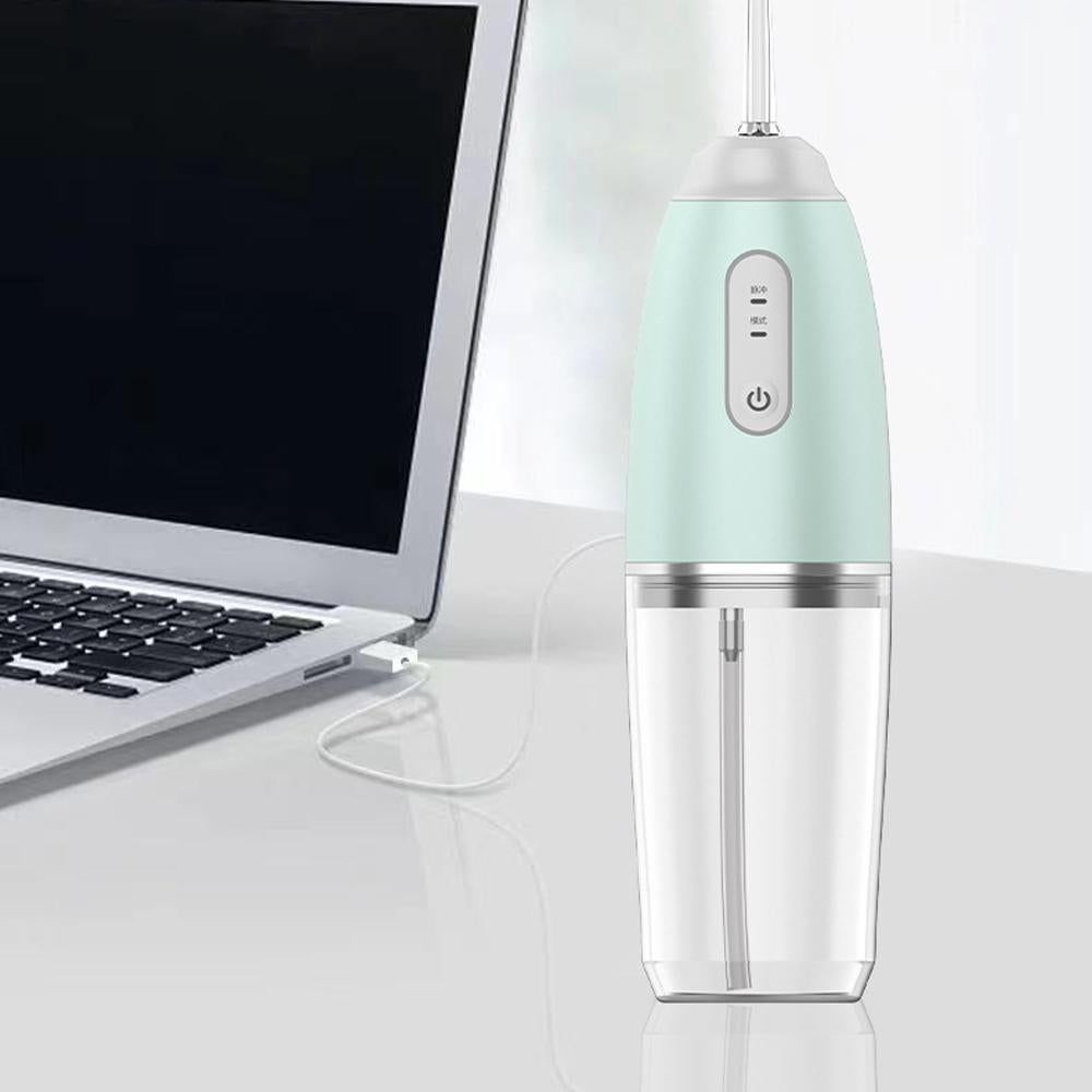 4-in-1 Cordless Oral Irrigator Rechargeable Portable Water Flosser -Green