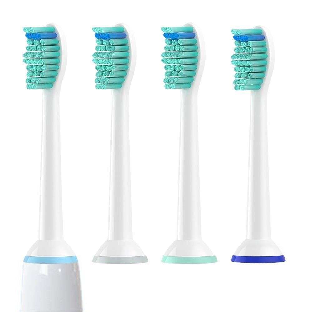 4Pcs Replacement Electric Toothbrush Heads Soft Bristle Compatible with Philips HX Series