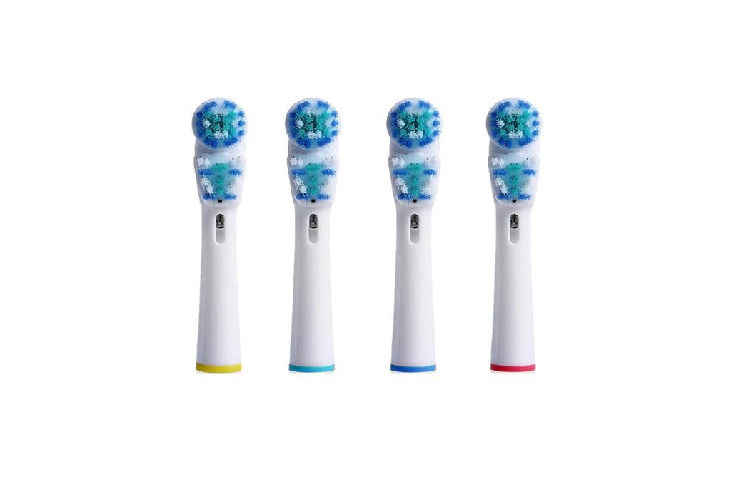 4 Piece Best Double Clean Replacement Brush Heads Compatible With Oral-B
