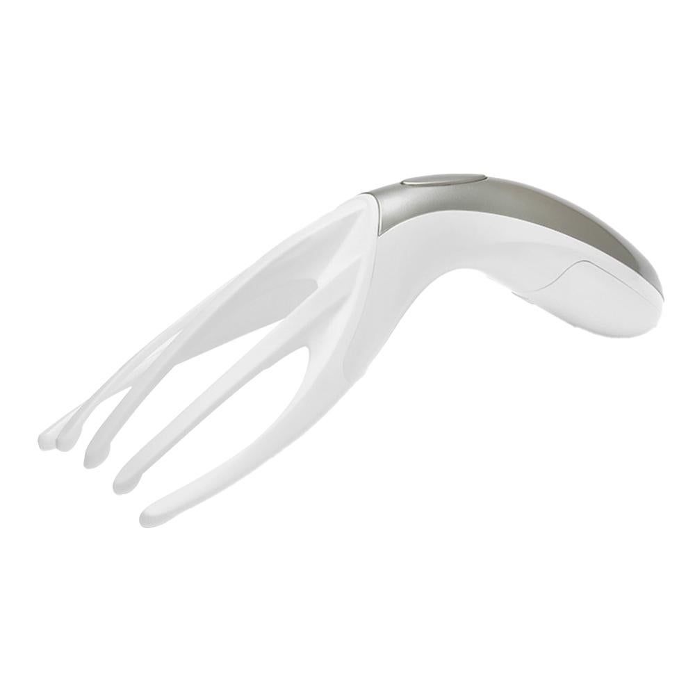 Finger Gripper Claw Massager Electric Head Massager Octopus Scalp Stress Relax -White