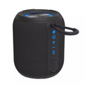 Outdoor Waterproof Portable Bluetooth Speaker, IPX5 Waterproof Subwoofer, 24-Hour Battery Life, RGB Lighting Wireless Speaker, Ideal for Camping and Home Use - Black